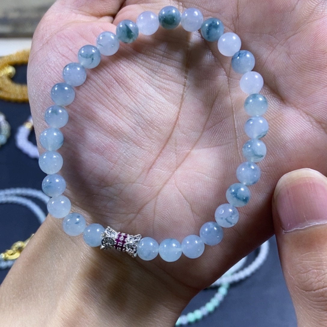 定制翡翠未镶嵌缅甸翡翠a货卡6.4