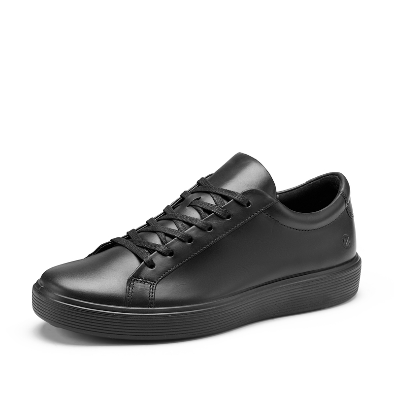 ECCO爱步休闲鞋 25年秋真皮系带舒适板鞋52546401001