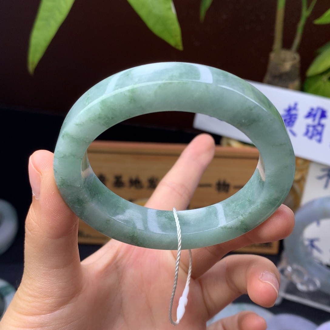 定制翡翠手镯未镶嵌定制不退不换贵妃53-56