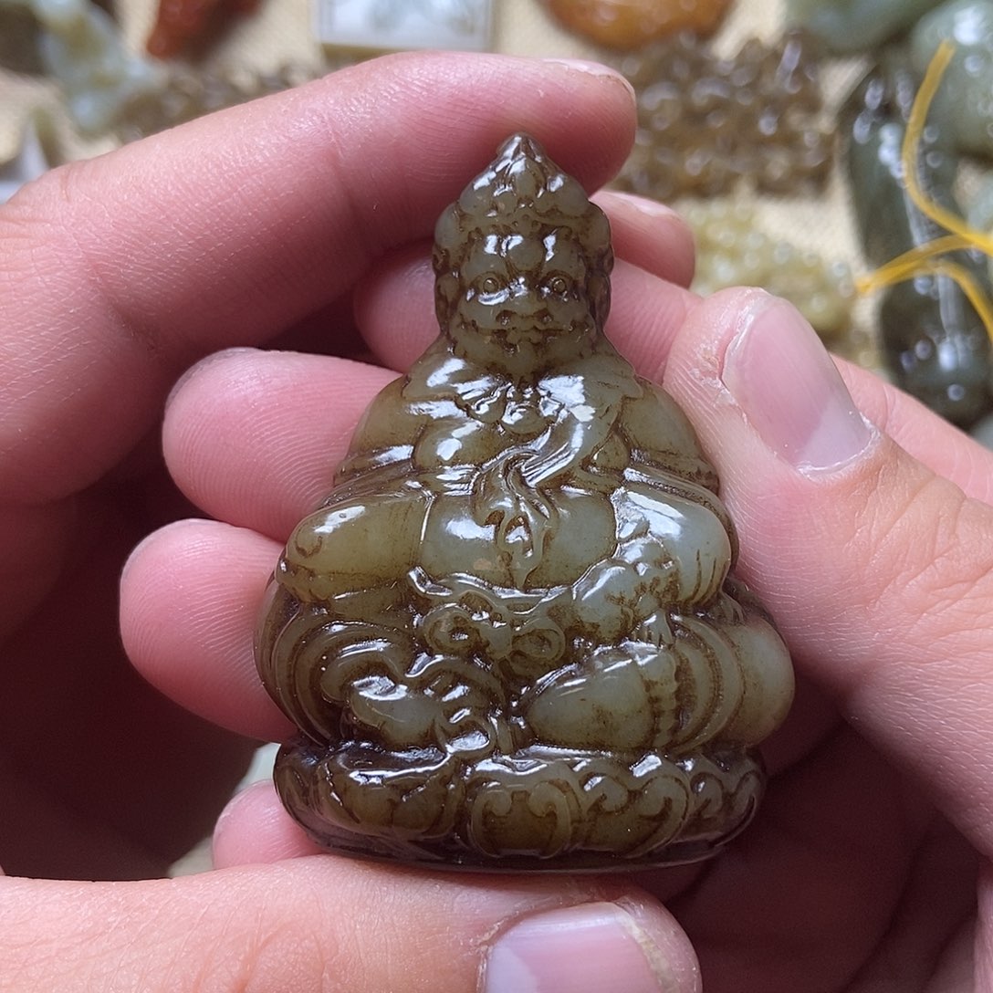 和田玉挂件未镶嵌