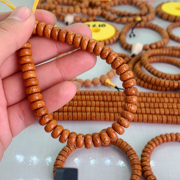 木质类Z****H桃核手串精工算盘