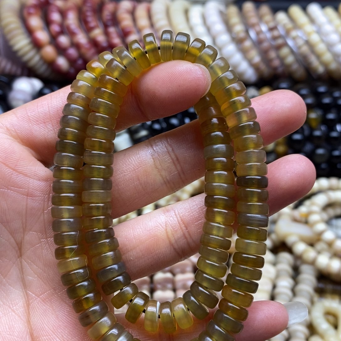 驼骨手串/手链羊角9毫米108