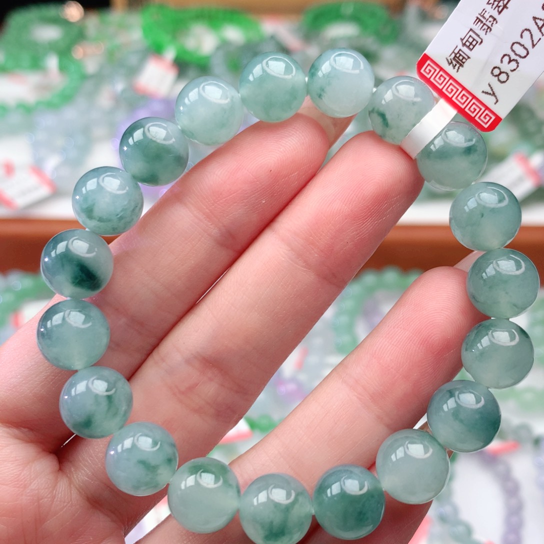 翡翠手链未镶嵌翡翠10mm