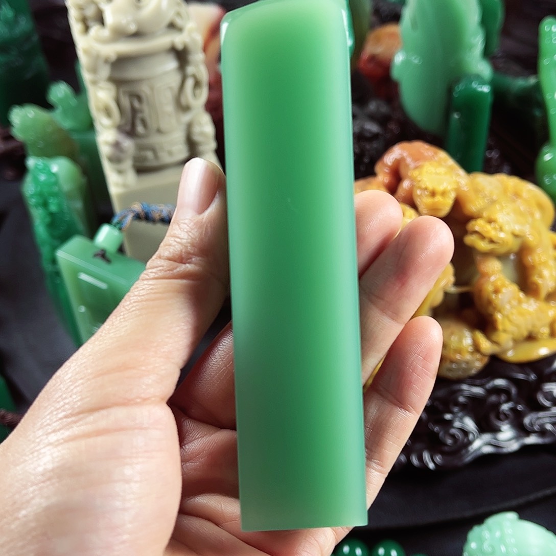 四川石悠*名贵石材梅子青