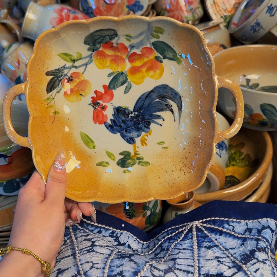 瓷片景德镇陶瓷手工手绘