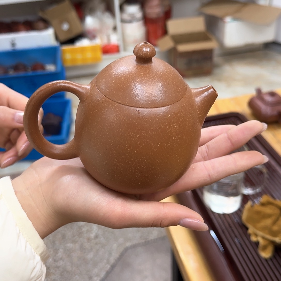 紫砂茶壶紫砂壶龙蛋360cc
