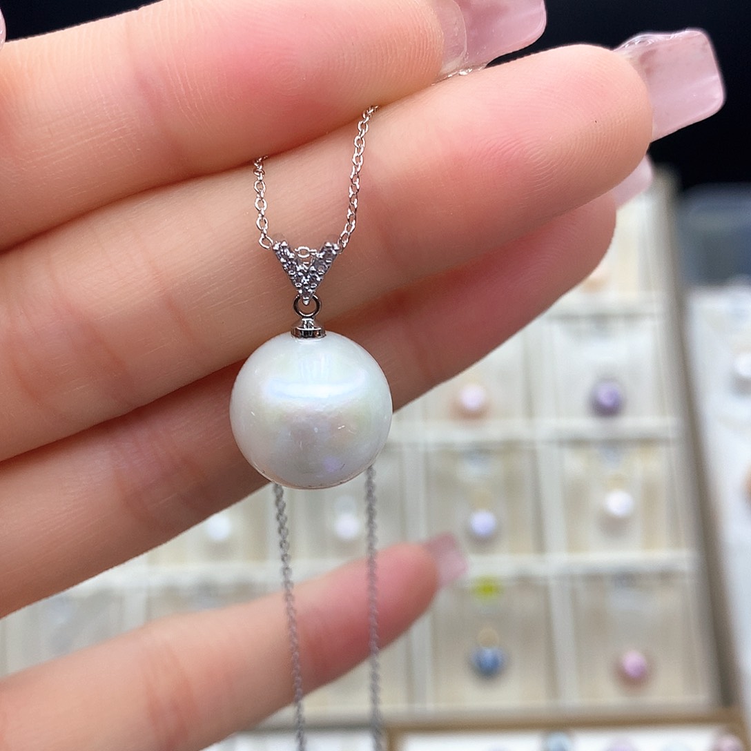 淡水珍珠颈饰合金