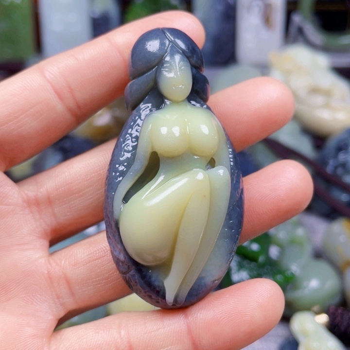 和田玉挂件未镶嵌