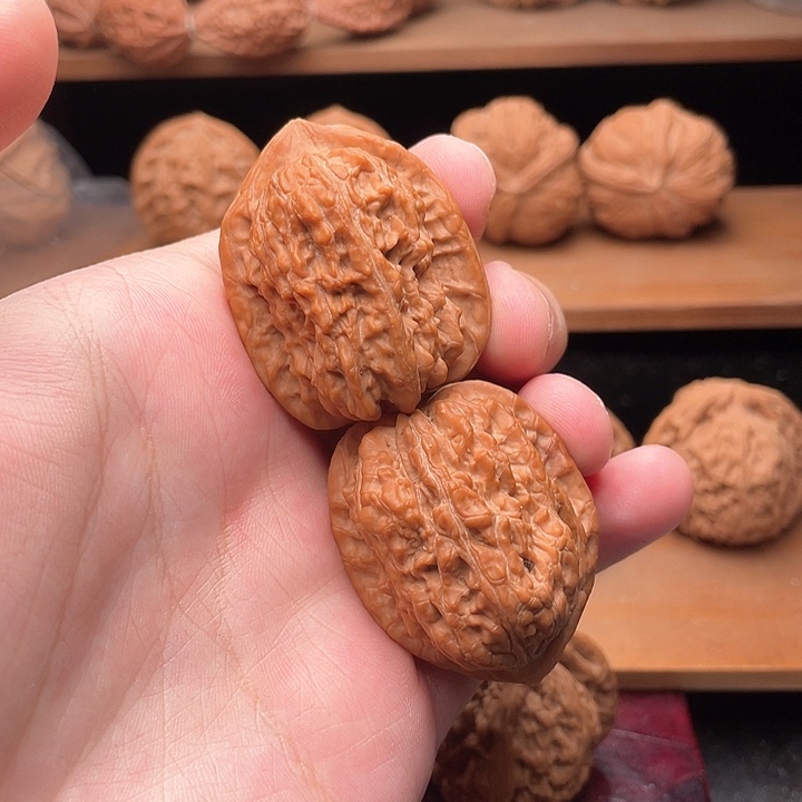 吊坠文玩核桃35全品毕业赤龙鸡心