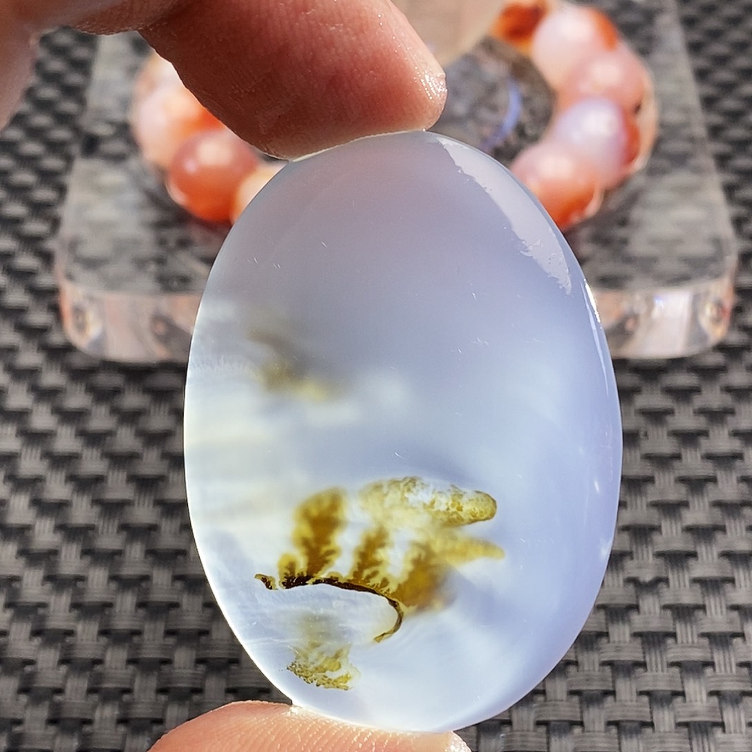 玛瑙/玉髓未镶嵌吊坠(不含链)1018