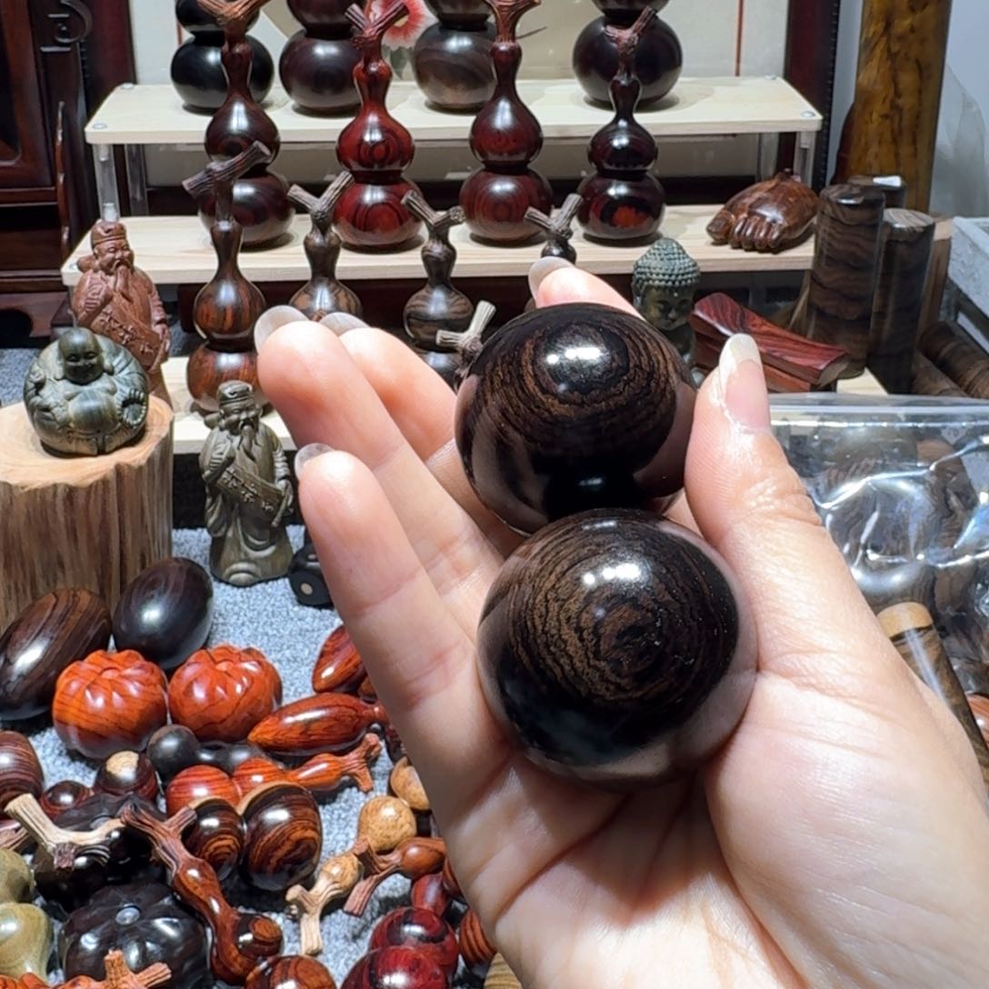 木紫光檀手球4.0手球