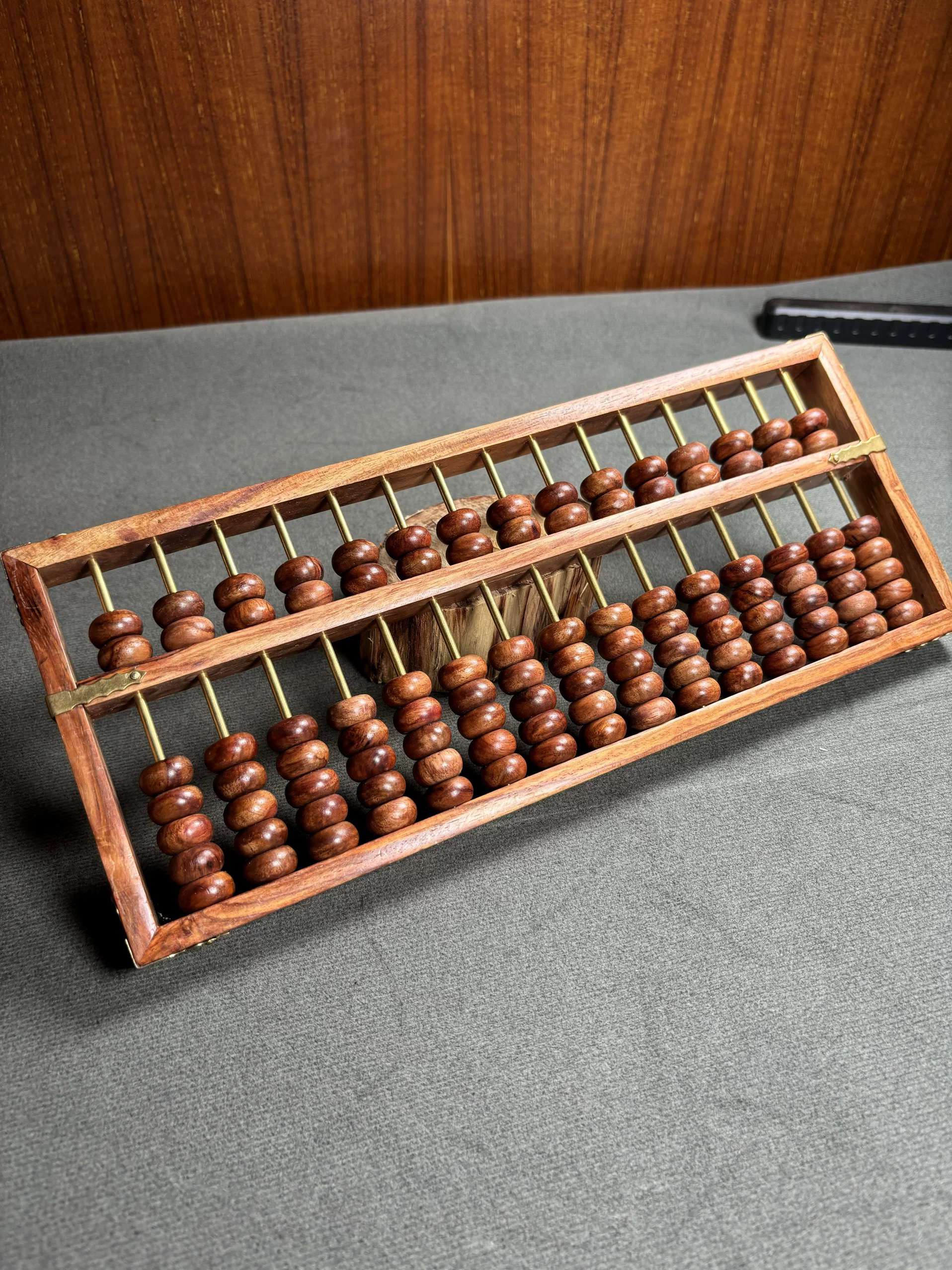 海南黄花梨15档算盘30公分
