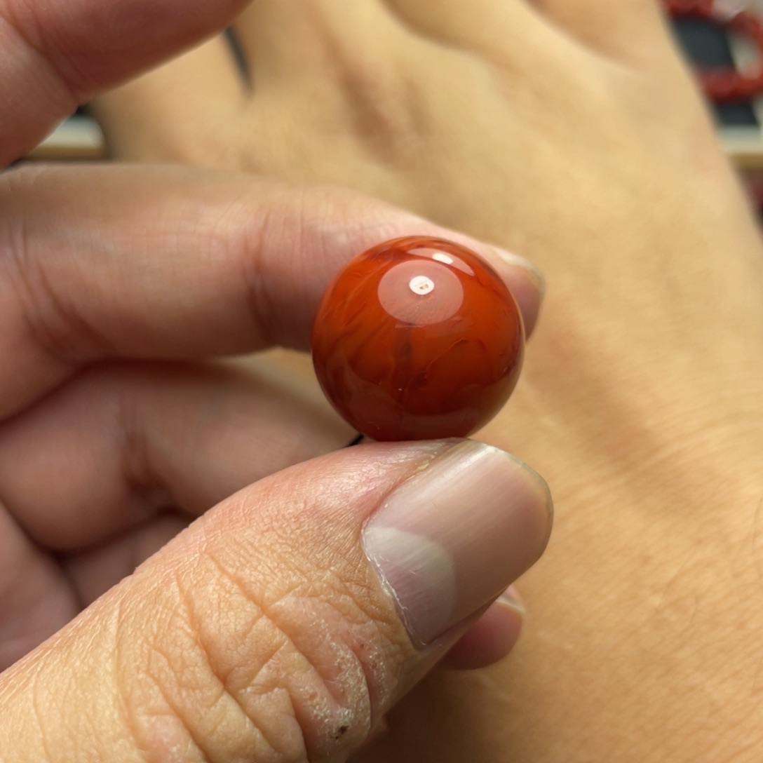 南红玛瑙颈饰未镶嵌17.8mm