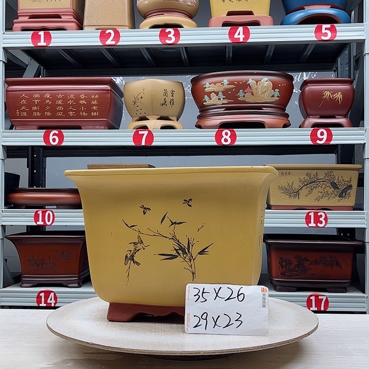 紫砂花盆紫砂花盆