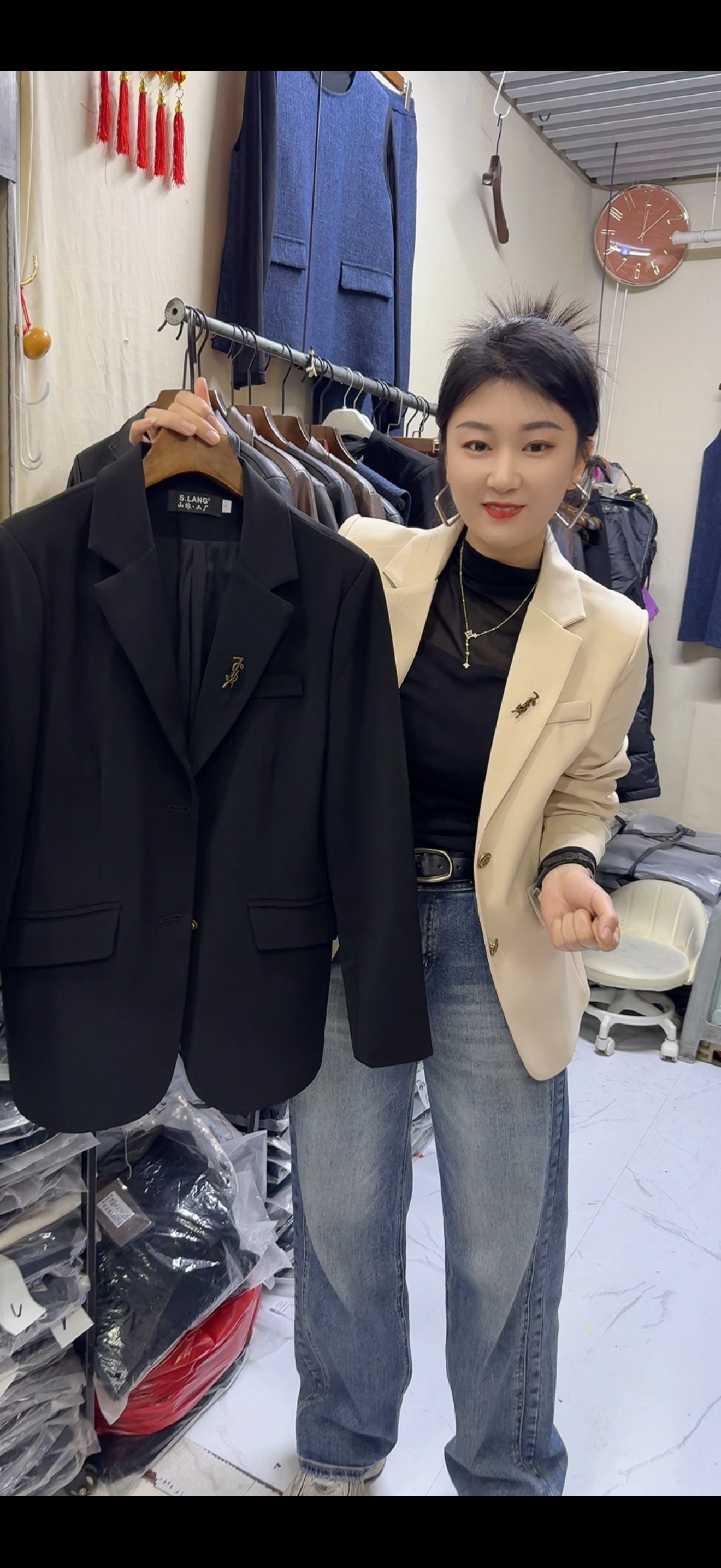 8816修身款西服外套