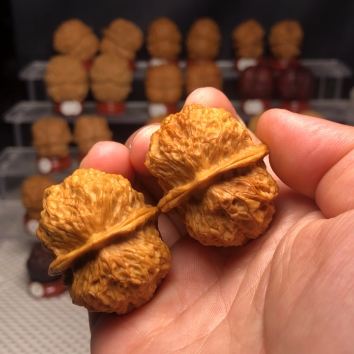 文玩核桃把件5金麒麟