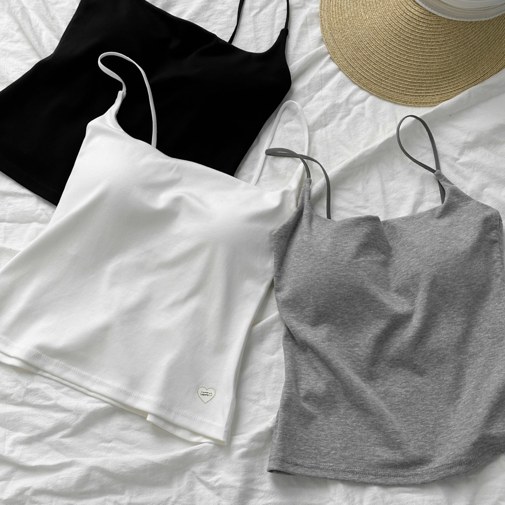 【Latti】爱豆背心吊带-LA P糯糯抗菌带胸垫美背聚拢无痕夏季通勤