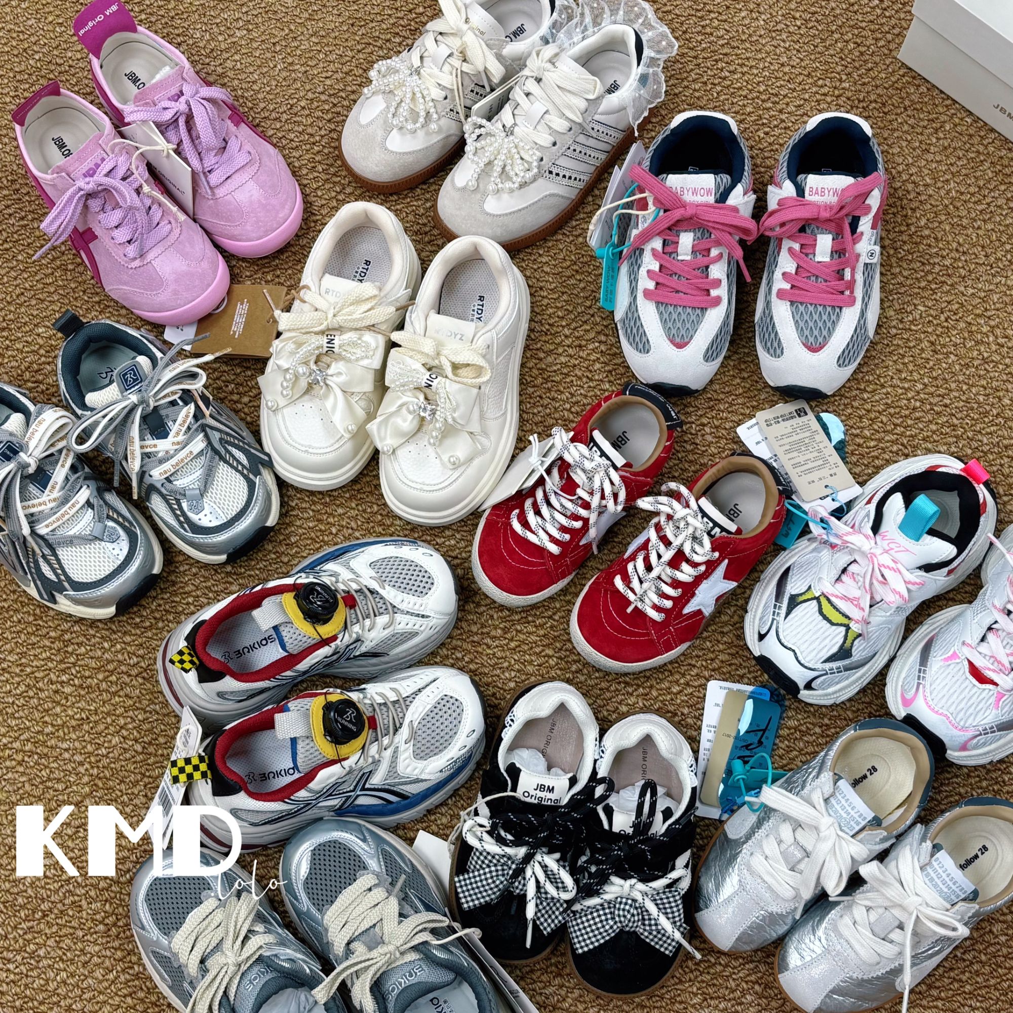 (lLUOLUO推荐)JBM百搭儿童潮鞋潮品童鞋鞋子集合同款运动鞋老爹鞋