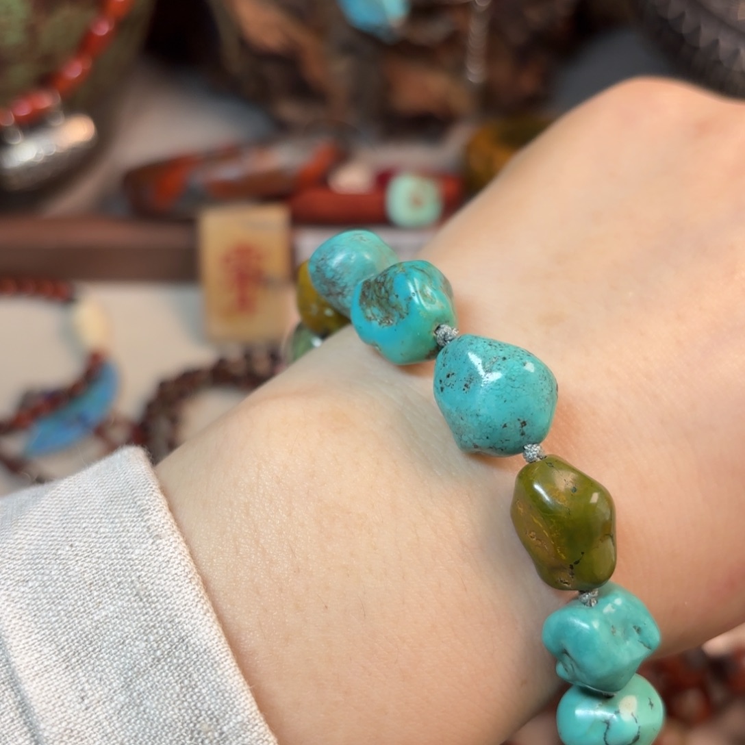 和田玉颈饰未镶嵌简***简