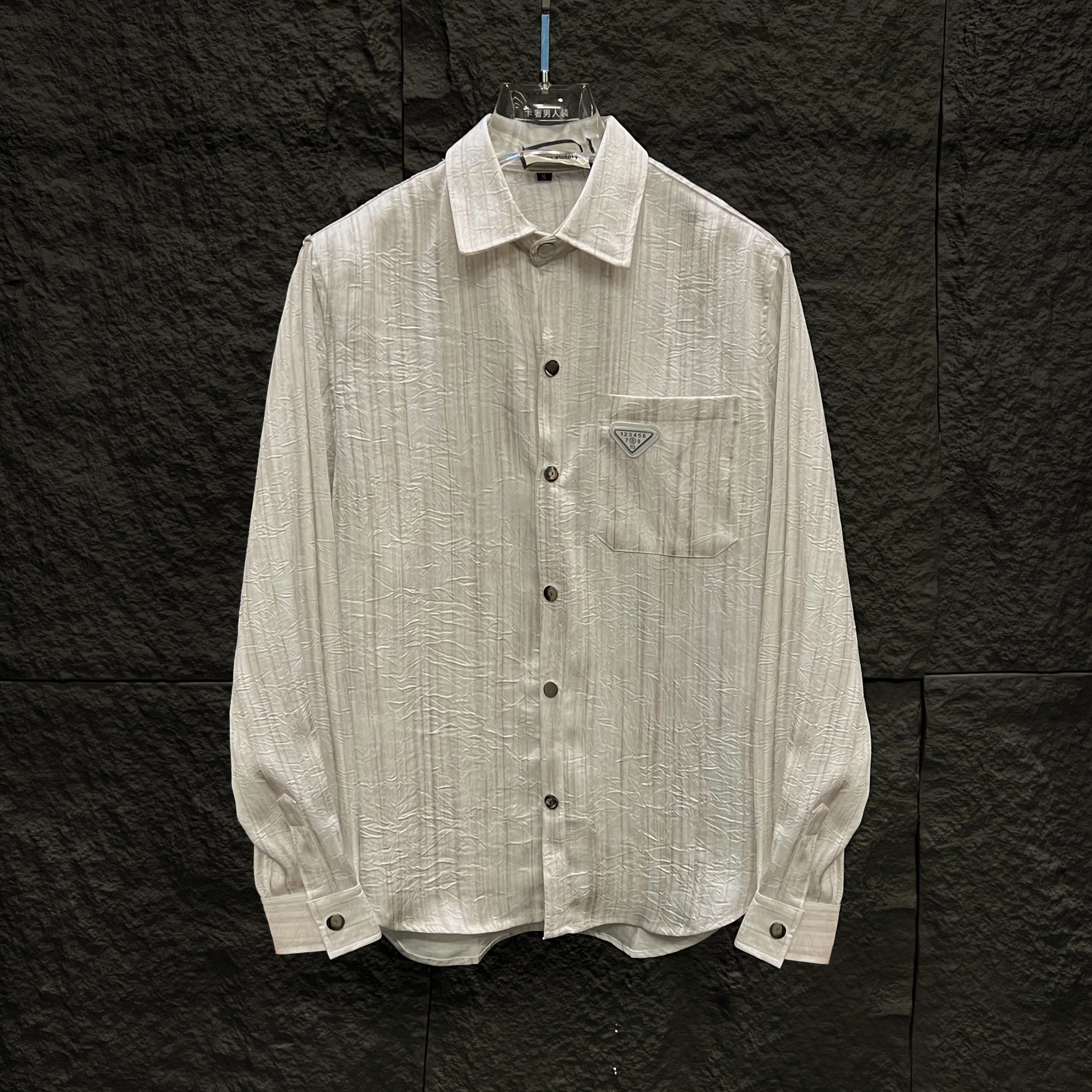 CB-K18-春季新款翻领百搭口袋衬衫外套