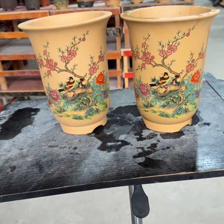 紫砂花盆 高度22口径17