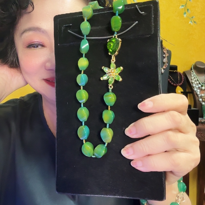 玛瑙/玉髓未镶嵌颈饰