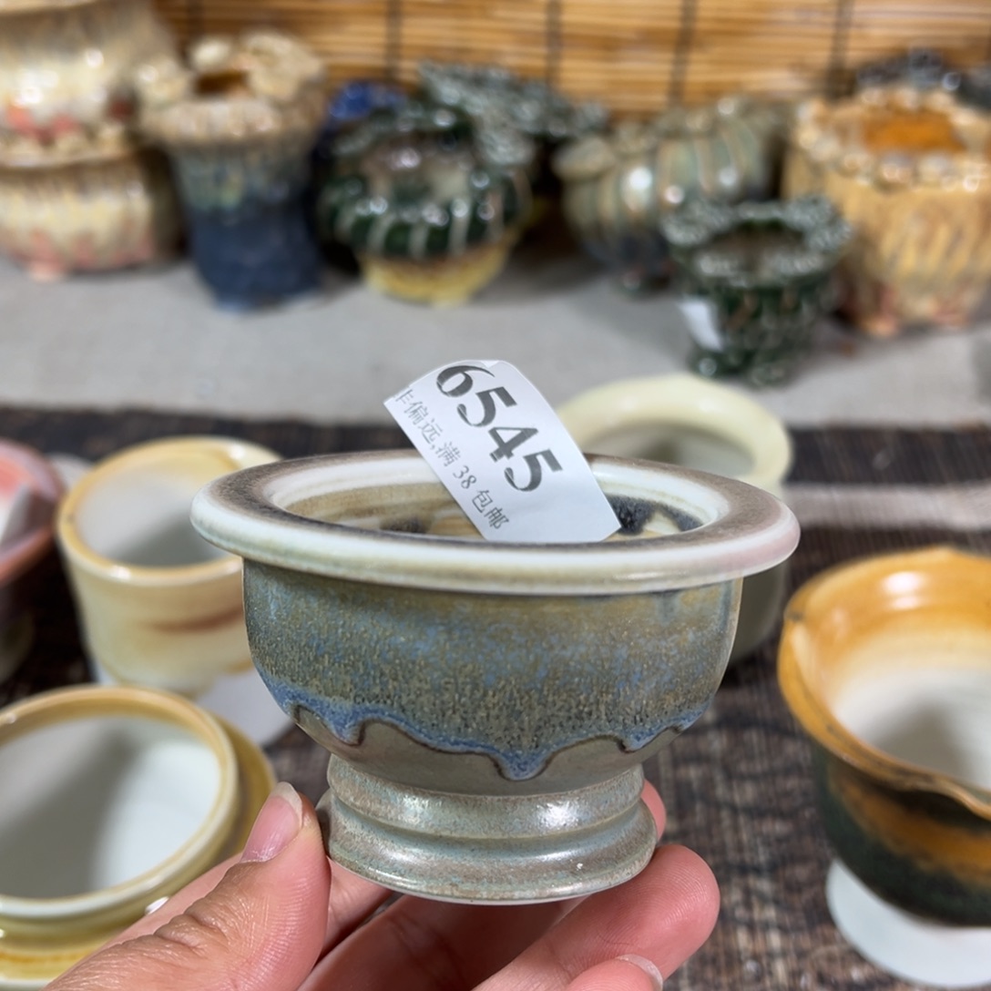 红陶景德镇手工花盆