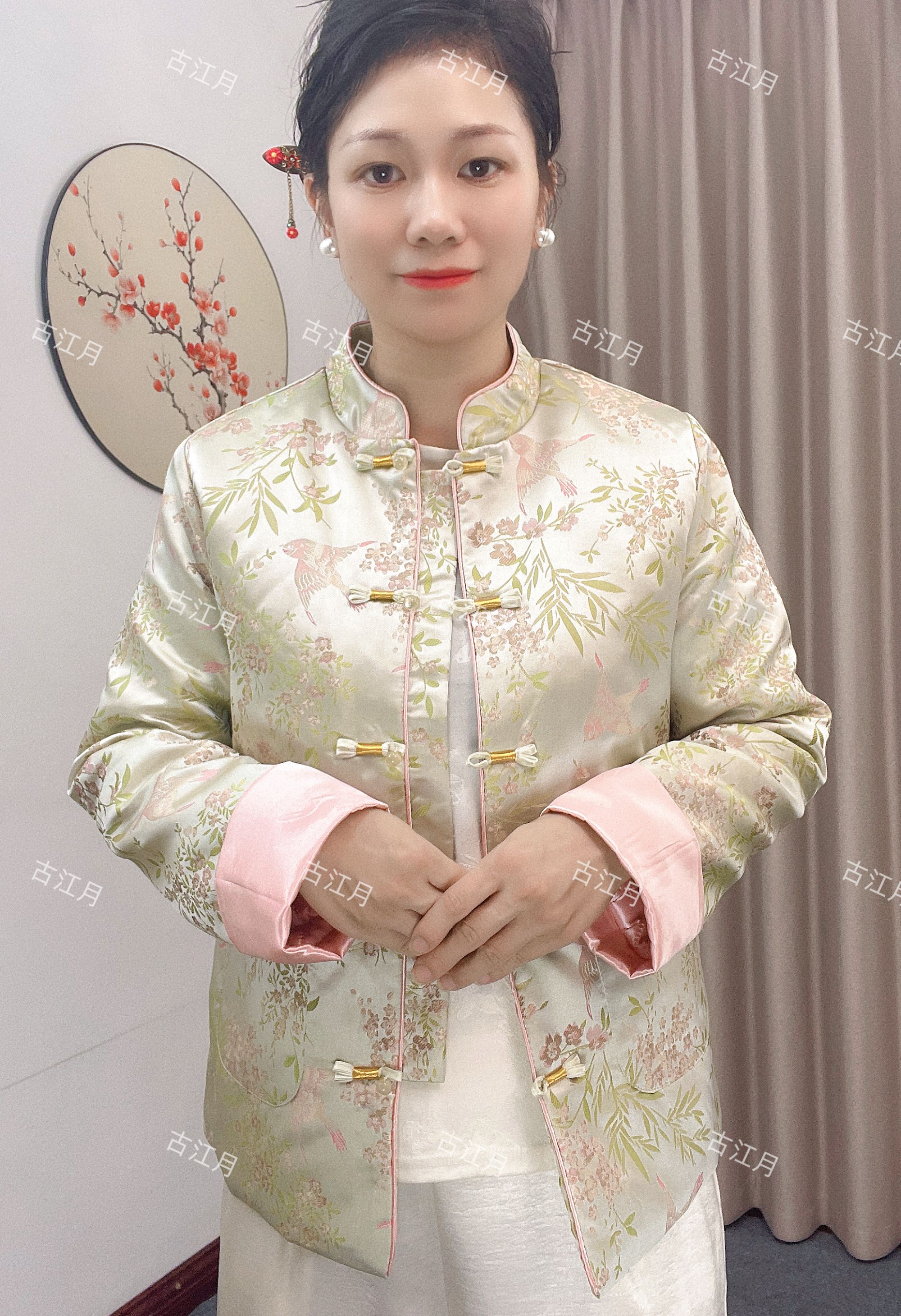 【古江月】专属定制·喜上眉梢.厚款冬季棉服时尚百搭女上衣A051010