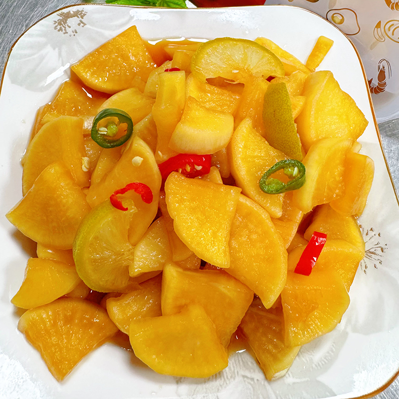 酱萝卜白萝卜农家腌制300g/盒温州特色