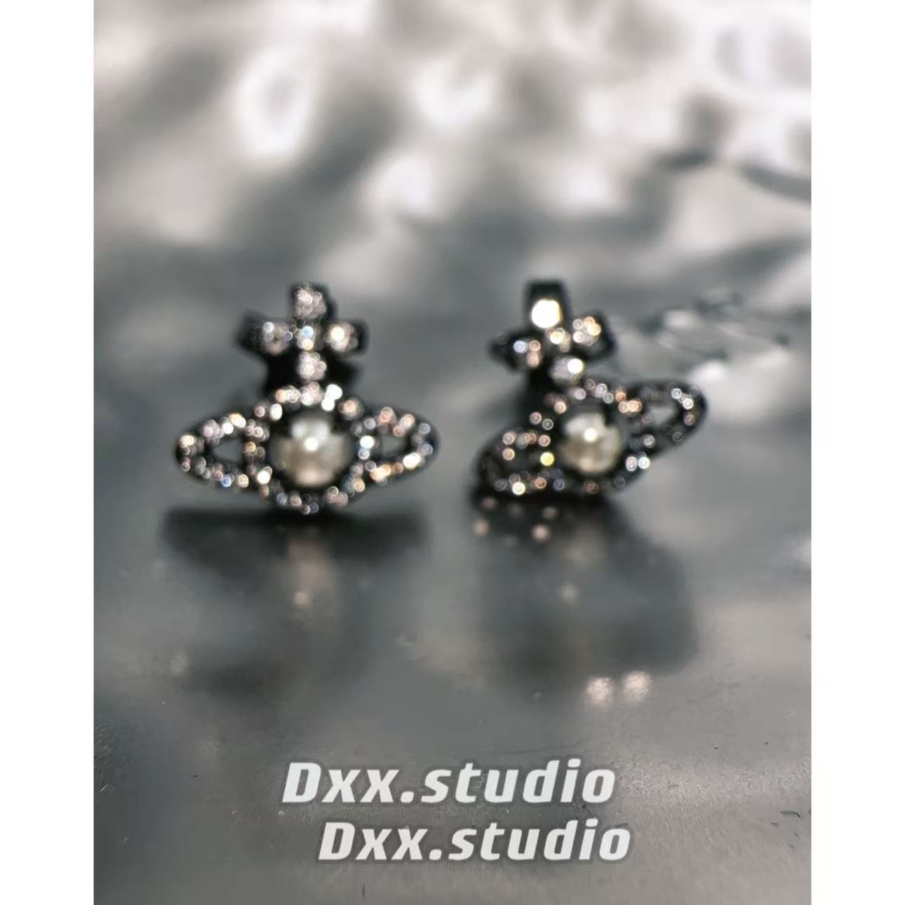 铜合金锆石耳饰 DXX小晰饰品-新品-【星球】耳饰41163