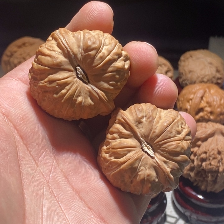 文玩核桃把件40南瓜