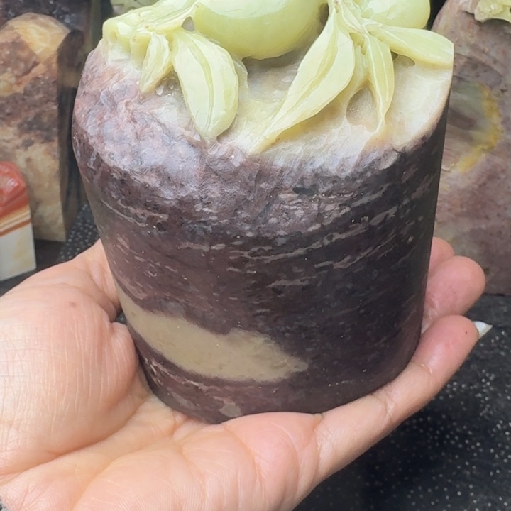 l***w老挝石青田龙蛋石