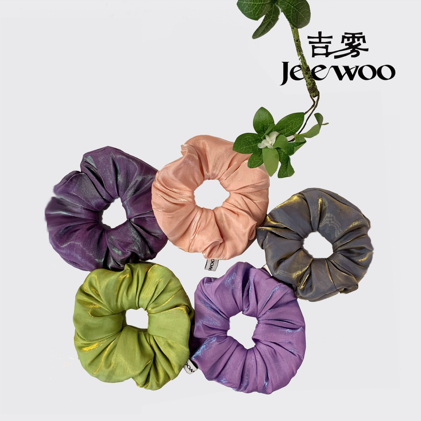 吉雾Jeewoo 高级感法式色系发圈