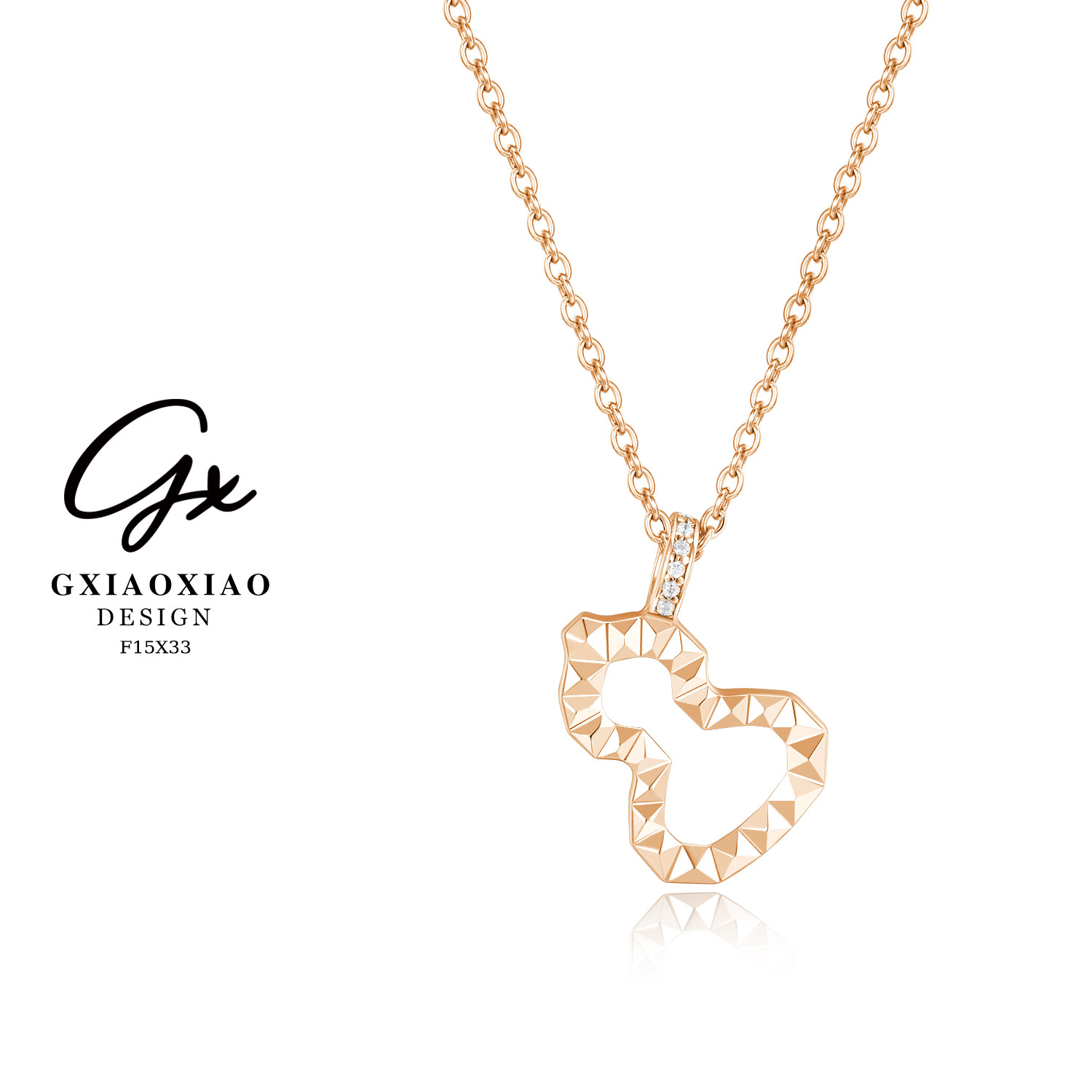 925银 镀K金【福禄葫芦】时尚气质高级感项链 F15X33 F15X34