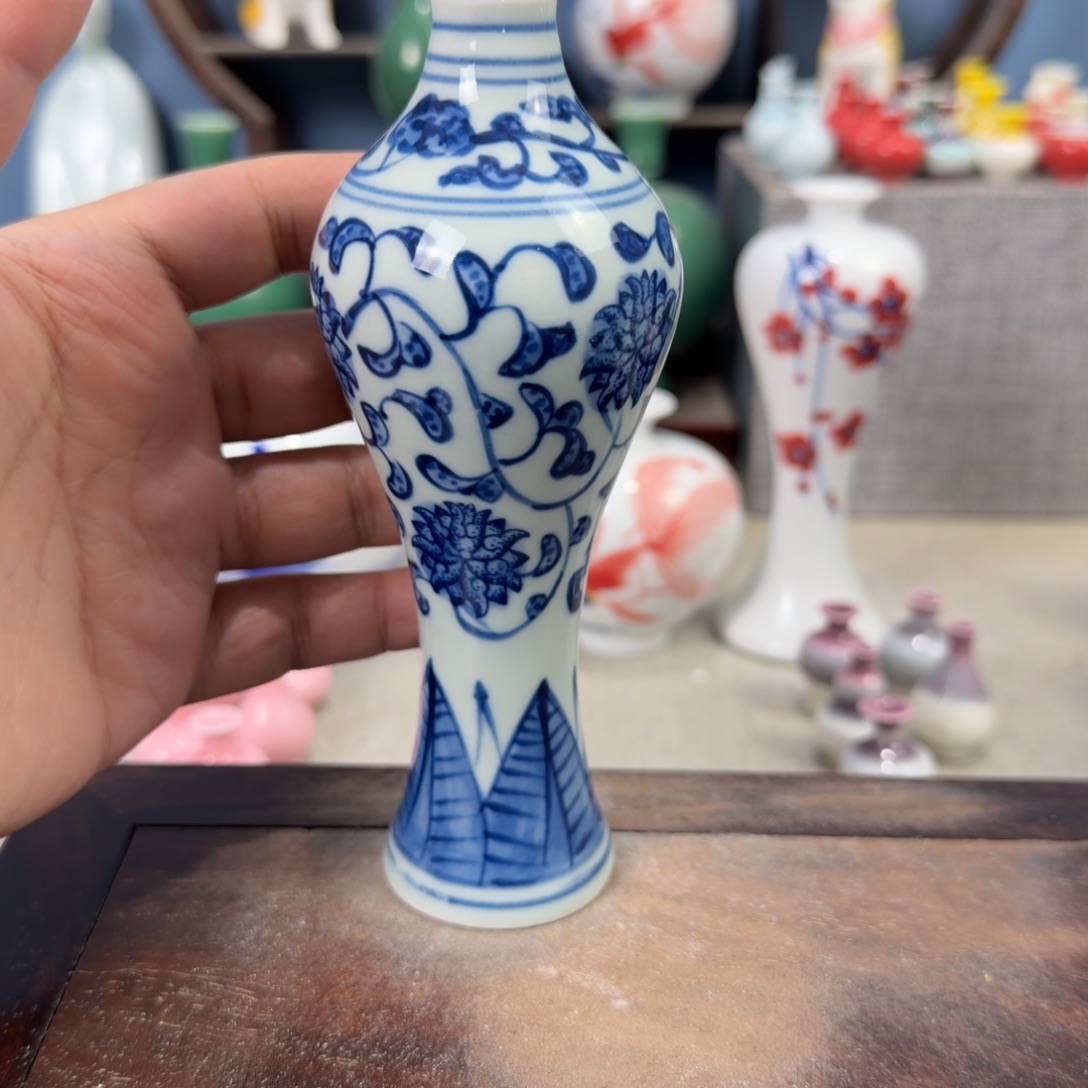 陶瓷手工小花器摆件