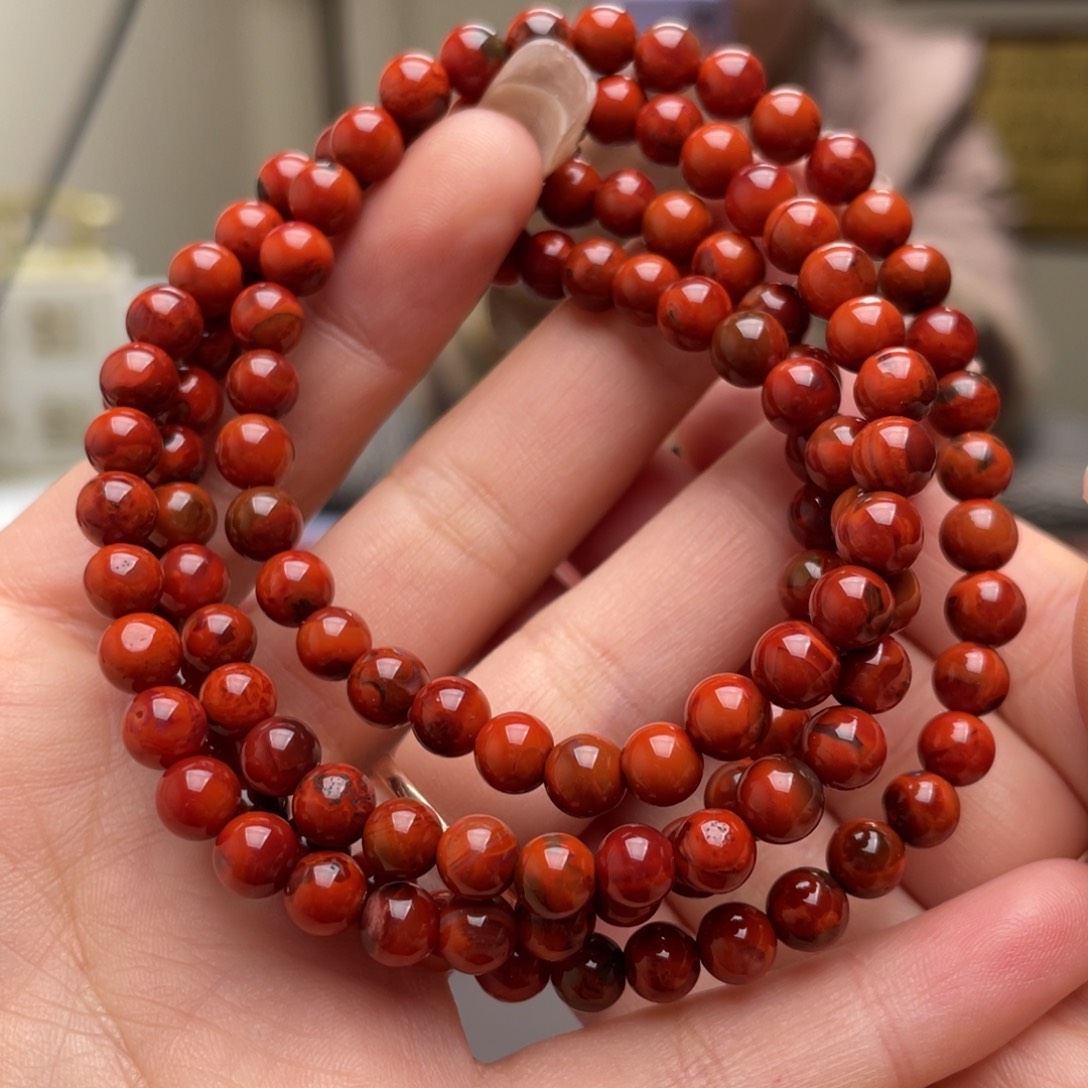 南红玛瑙手链未镶嵌