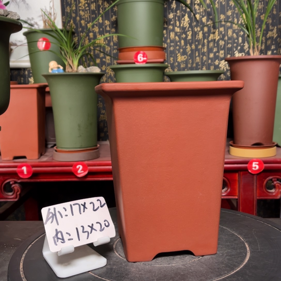 紫砂花盆紫砂花盆