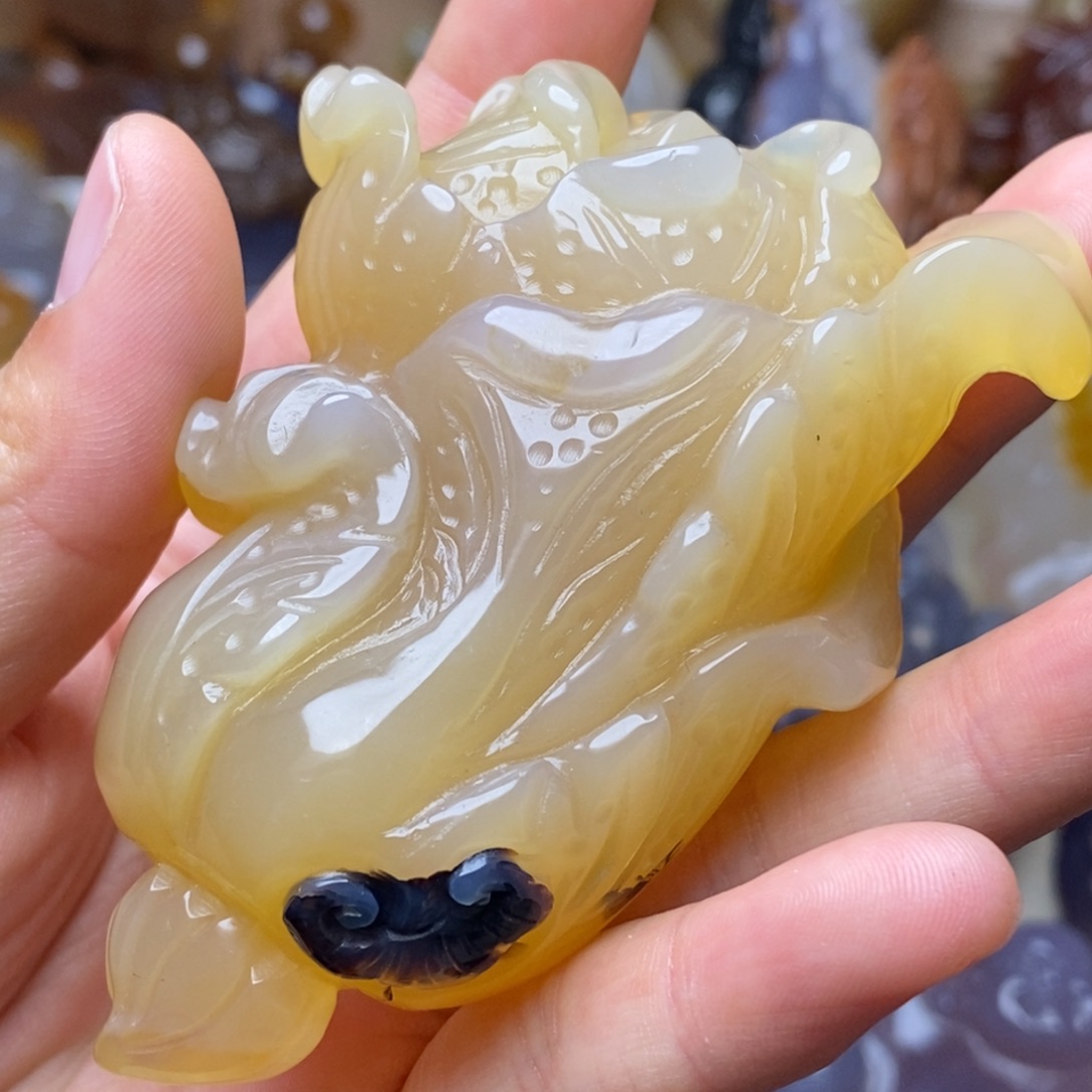玛瑙/玉髓未镶嵌把件