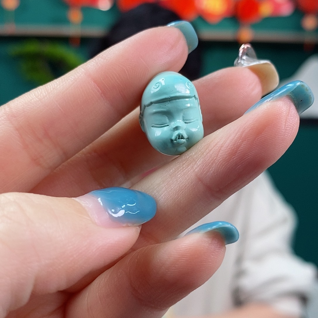 绿松石珠宝奇石未镶嵌