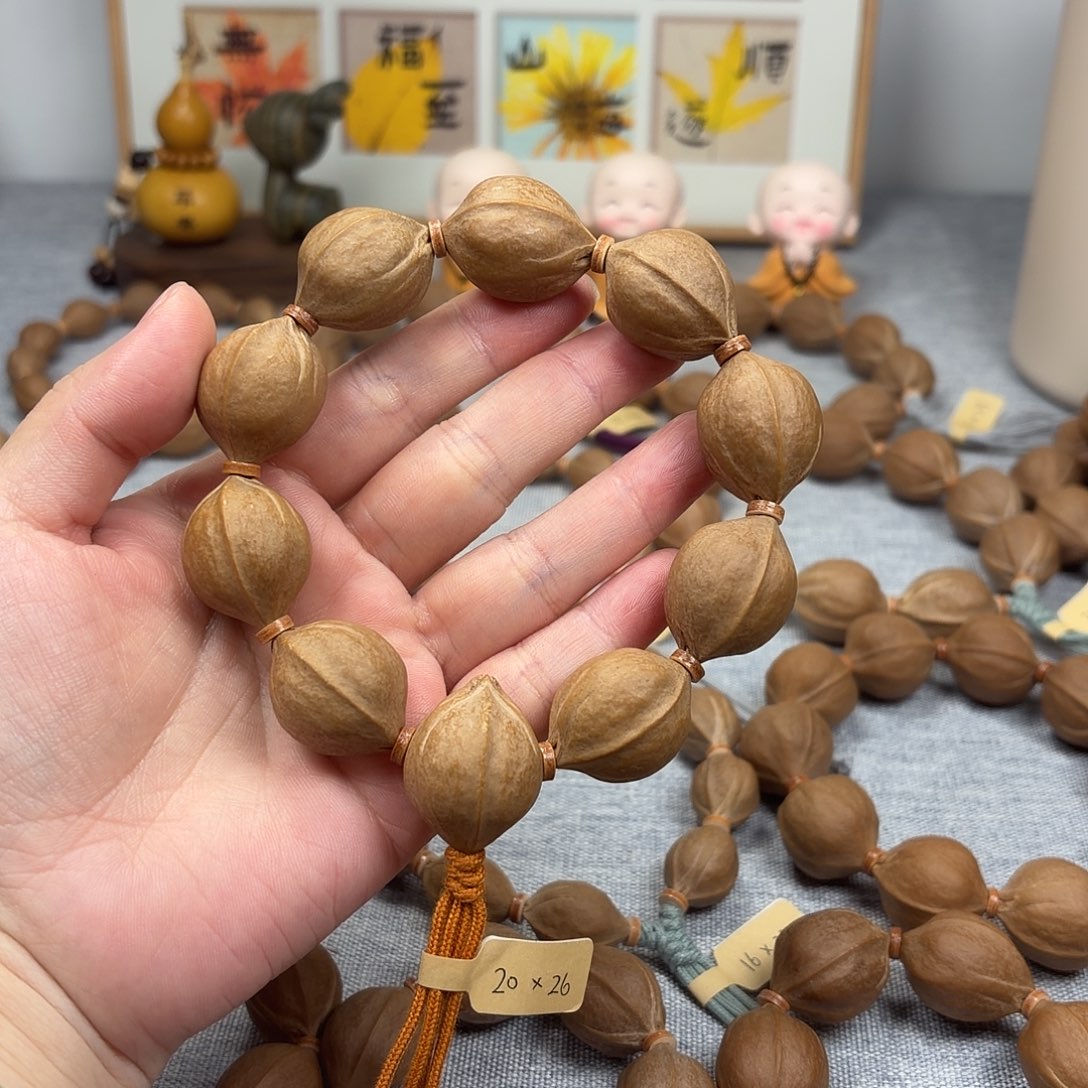 你***了橄榄核手串梅林铁核20.26橄榄核