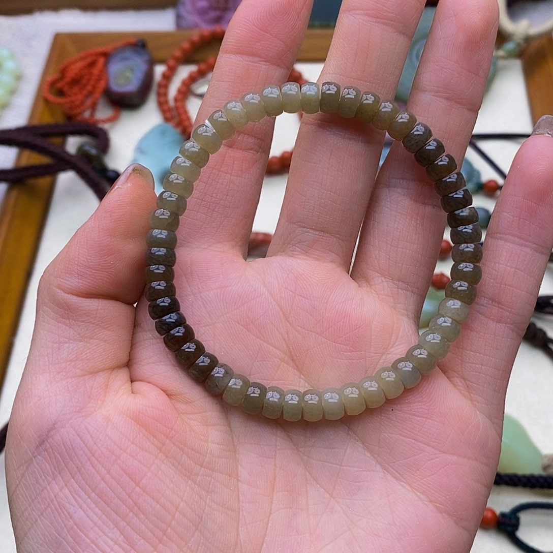 和田玉（糖玉）手链未镶嵌