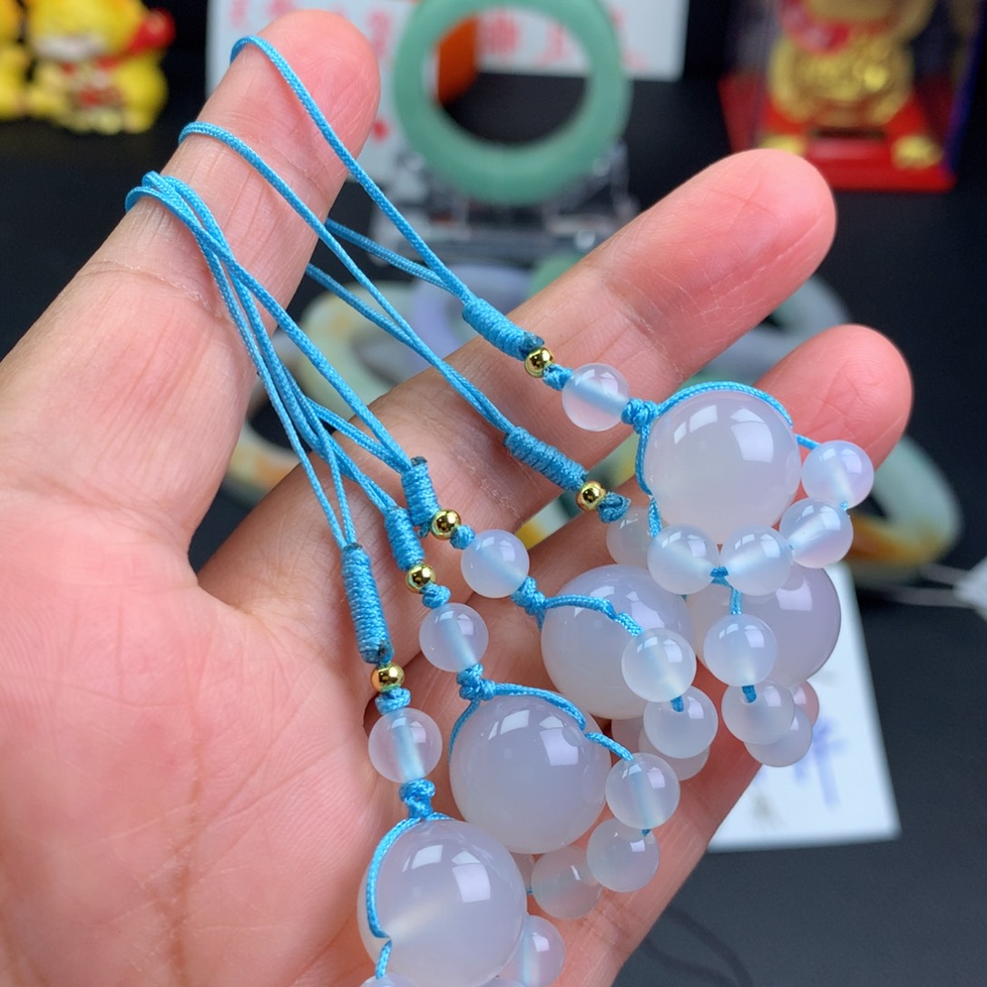 玛瑙/玉髓颈饰未镶嵌多样性化发一件