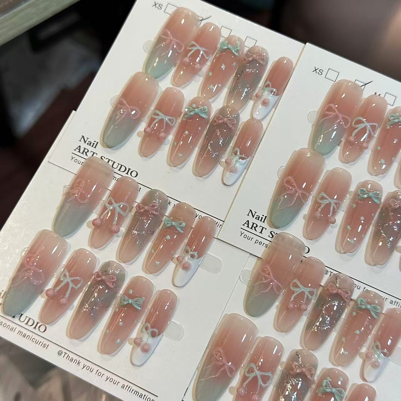 【青提奶盖】纯手工穿戴甲