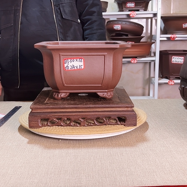 紫砂花盆紫砂花盆