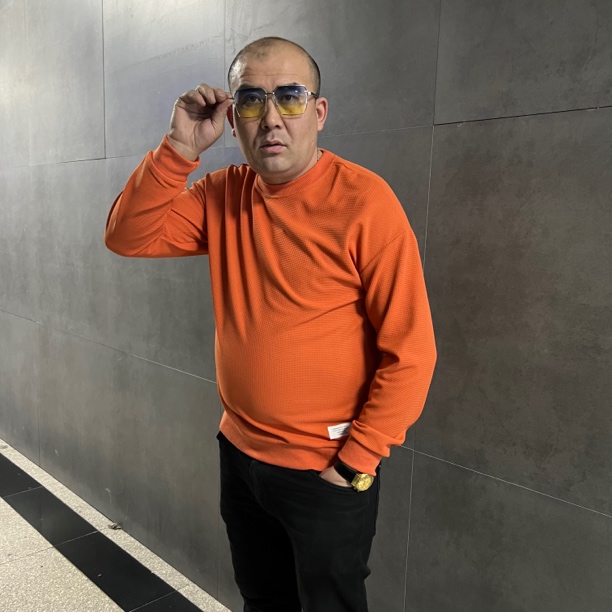 宽松潮假两件长袖卫衣上衣男款半高领修身休闲时尚百搭