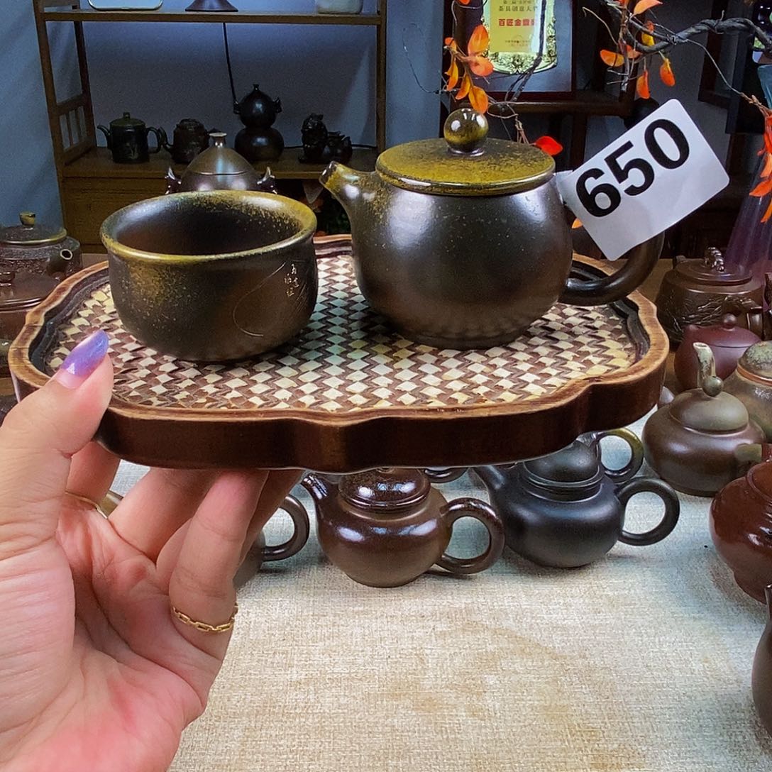柴烧壶泡茶香柴烧壶