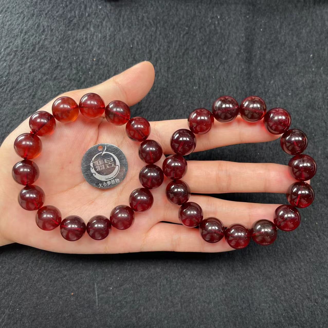 翡昱-N5-46908-719-琥珀手串/约13+/约14颗/多样性发其一-C