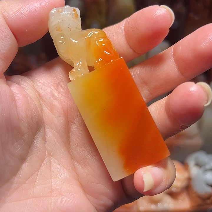 老挝石老挝保利石印章