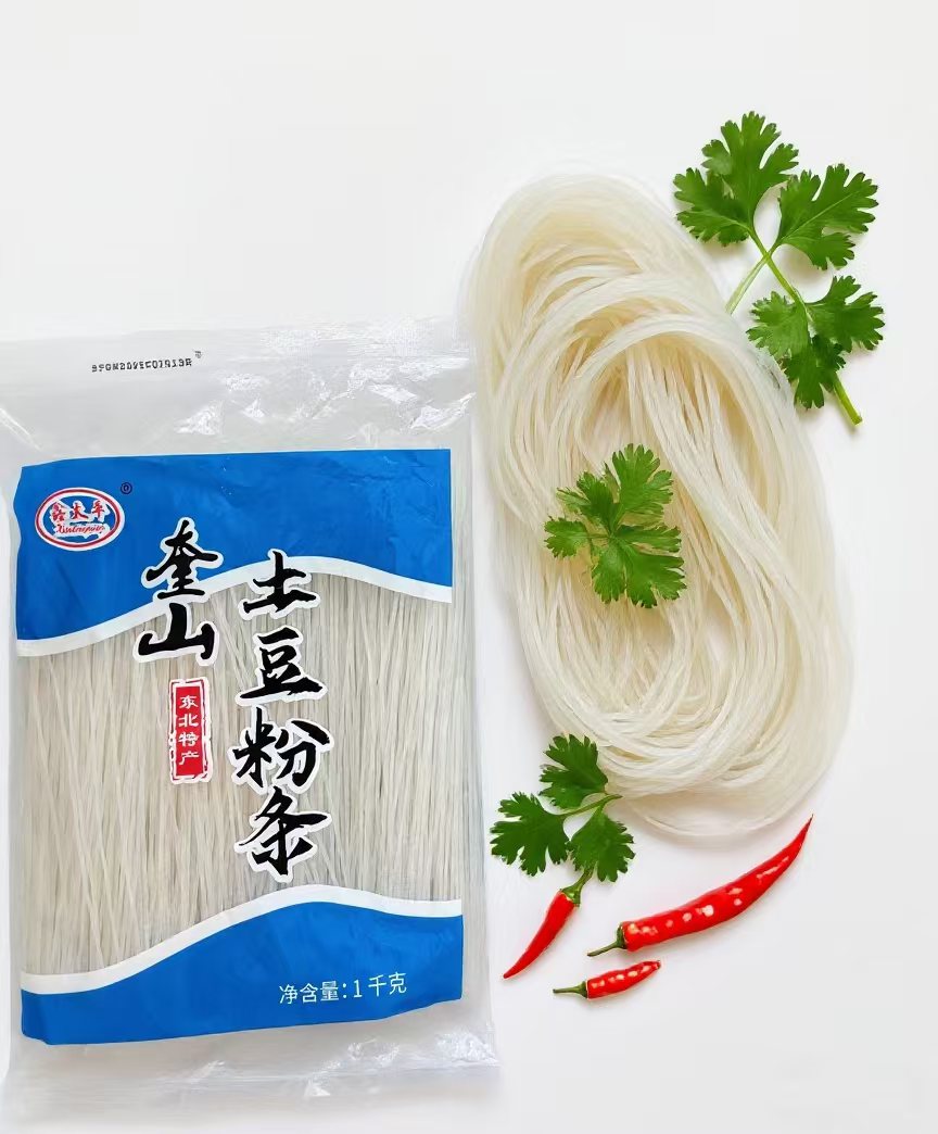 东北正宗手工土豆粉条火锅酸辣炖菜适用