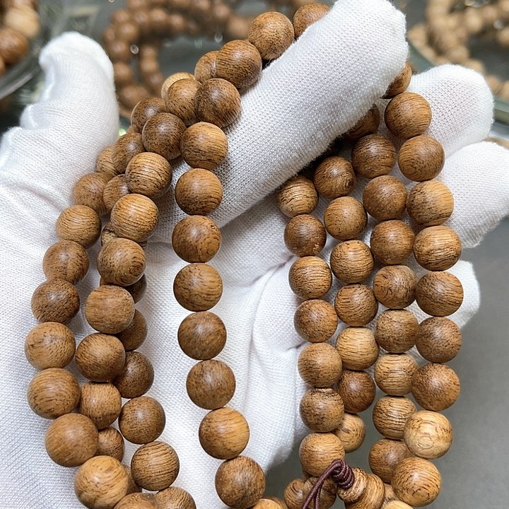 沉香手串柬埔寨9mm31克奇韵十足老料